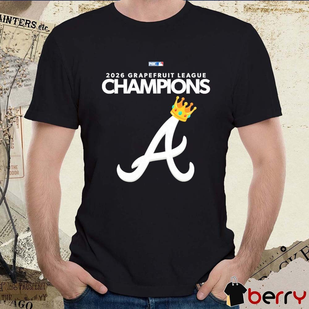 Atlanta Braves FOX Sports MLB 2026 Cactus League Champions t-shirt
