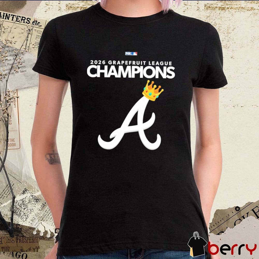 Atlanta Braves FOX Sports MLB 2026 Cactus League Champions t-shirt