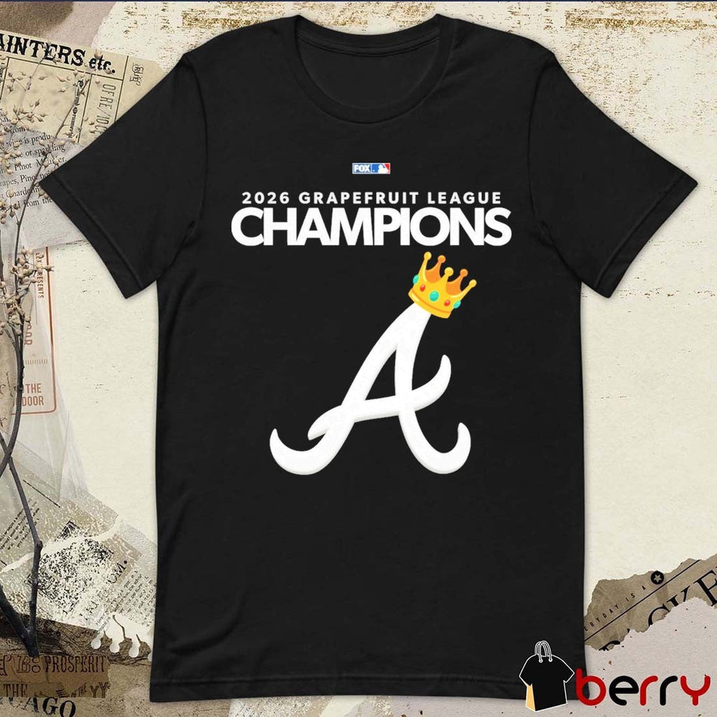 Atlanta Braves FOX Sports MLB 2026 Cactus League Champions t-shirt