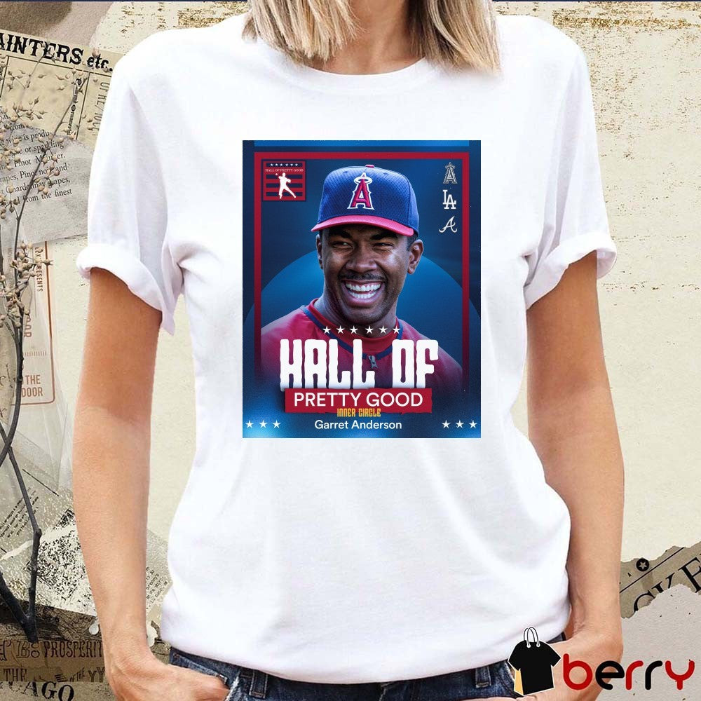 Atlanta Braves Garret Anderson MLB Hall of Pretty Good Inner Circle 2026 Poster t-shirt