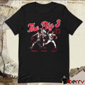 Atlanta Braves Greg Maddux, Tom Glavine and John Smoltz The Big 3 National Baseball Hall Of Fame 2025 Signatures t-shirt