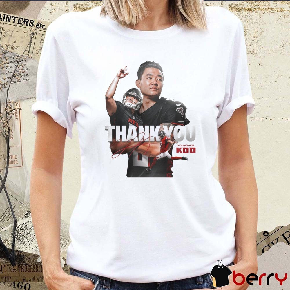 Atlanta Falcons Football Thank You Younghoe Koo Signature t-shirt