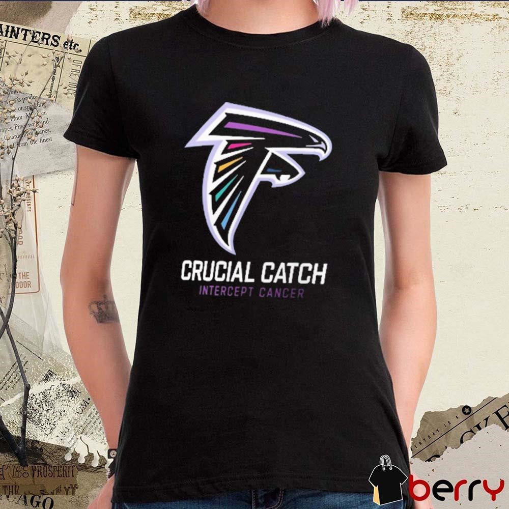 Atlanta Falcons NFL Crucial Catch Intercept Cancer 2024 t-shirt