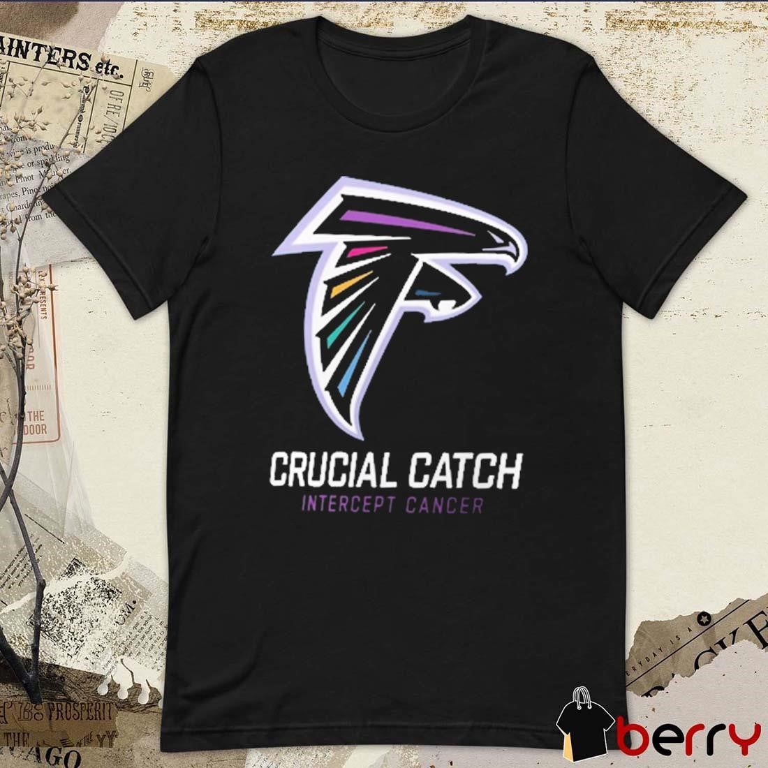 Atlanta Falcons NFL Crucial Catch Intercept Cancer 2024 t-shirt