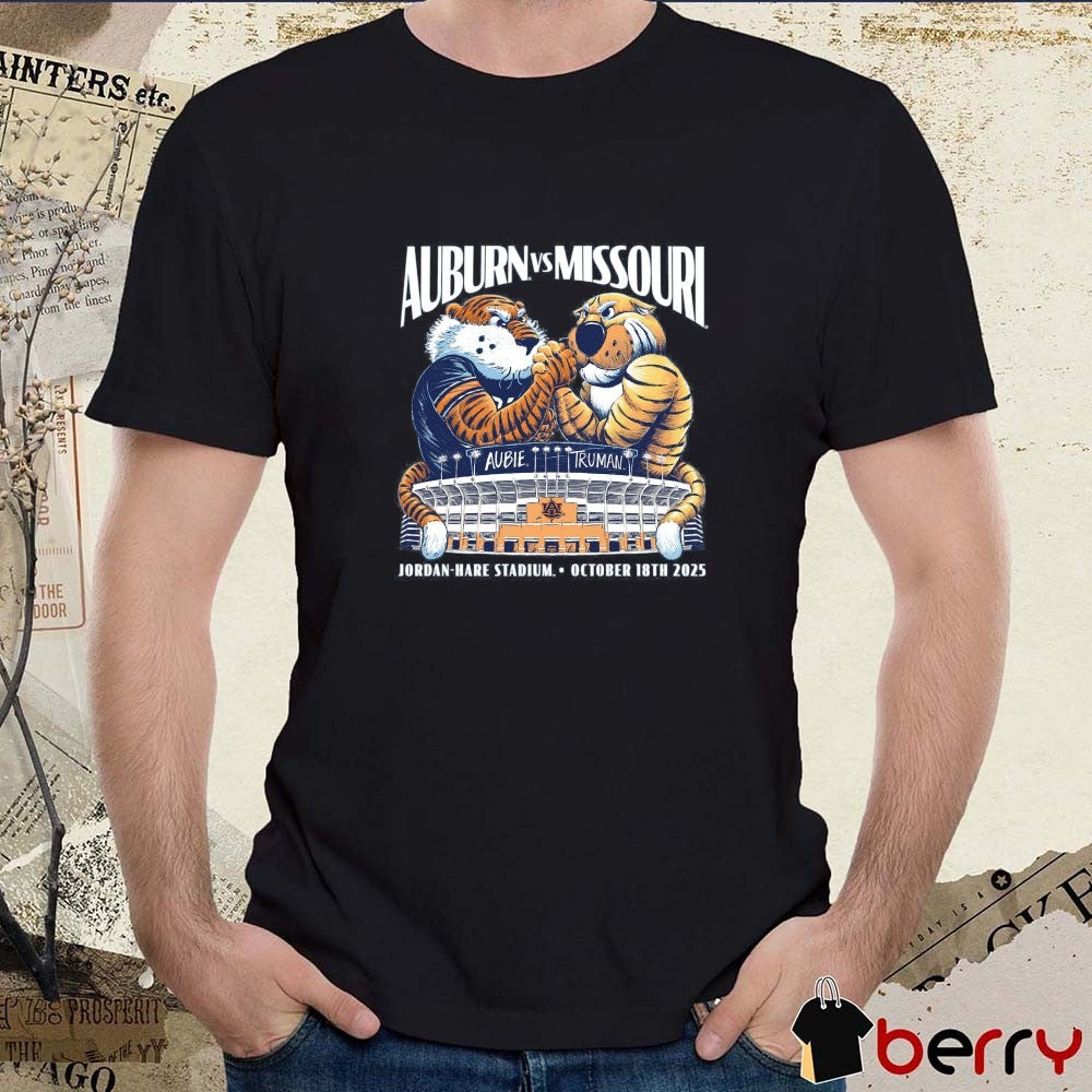 Aubie Auburn Vs Truman Missouri Jordan-Hare Stadium October 18th 2025 t-shirt