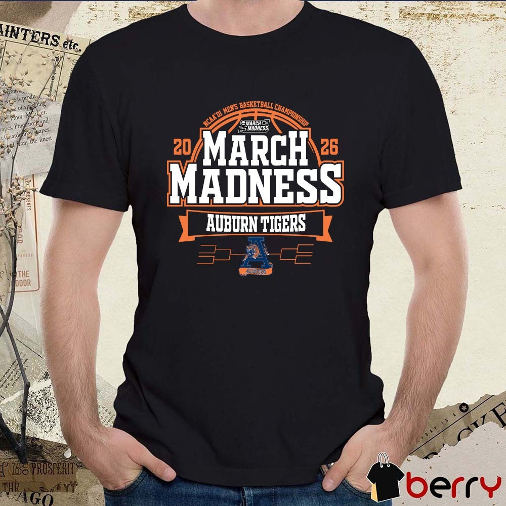 Auburn Tigers 2026 NCAA DI Men’s Basketball Championship March Madness t-shirt