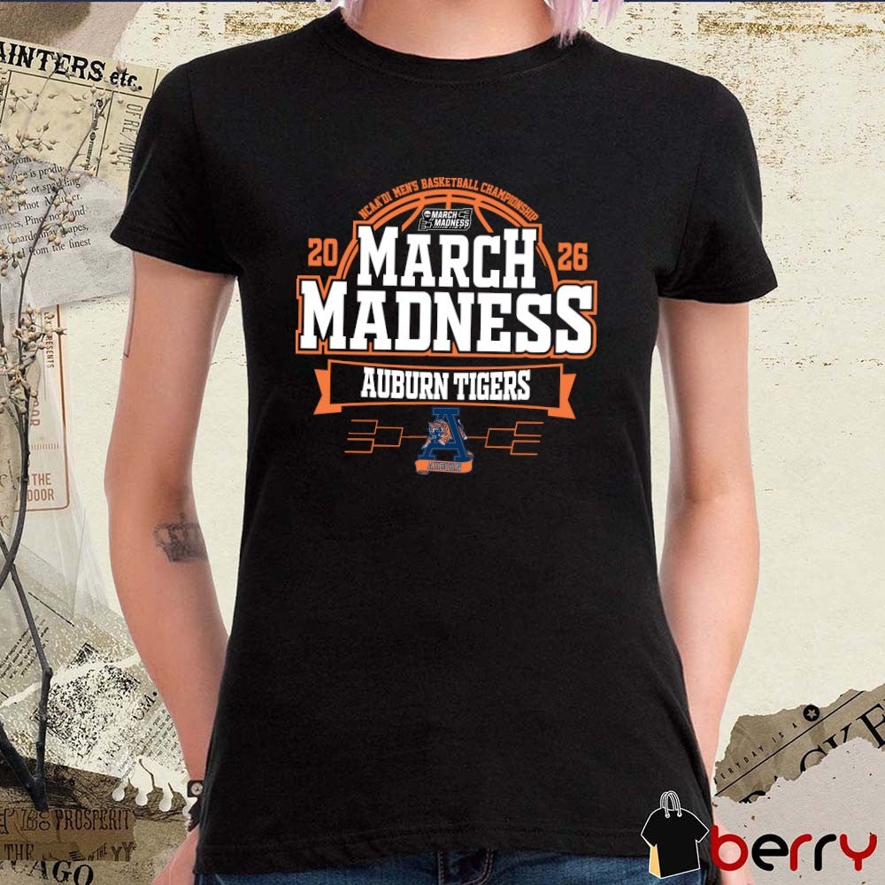 Auburn Tigers 2026 NCAA DI Men’s Basketball Championship March Madness t-shirt