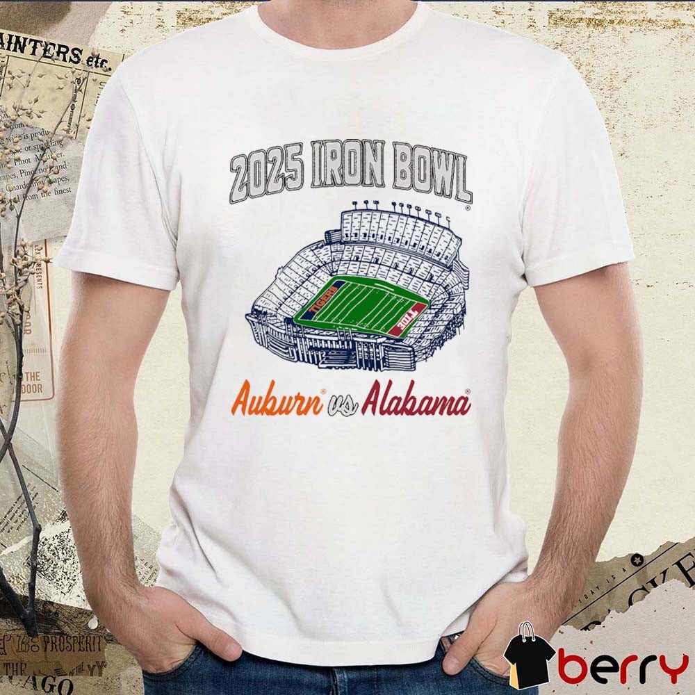 Auburn Tigers Vs Alabama Crimson Tide 2025 Iron Bowl Stadium November 28, 2025 t-shirt