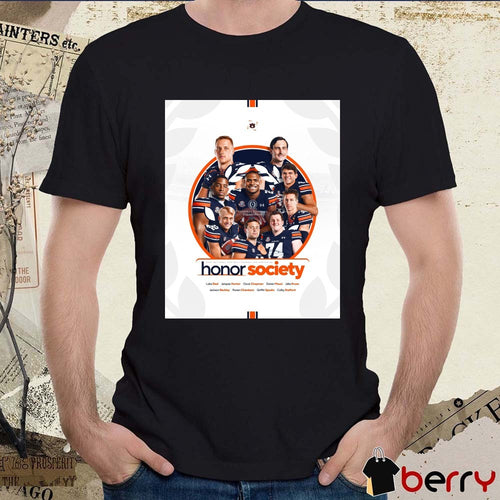 Auburn Tigers football Congratulations 9 Auburn Men Named To The 2025 Academic Honor Society Poster t-shirt
