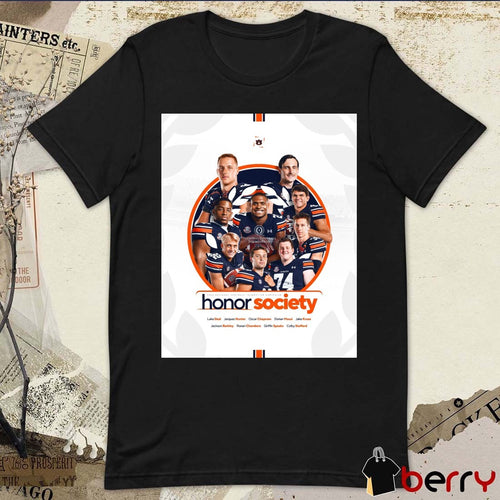Auburn Tigers football Congratulations 9 Auburn Men Named To The 2025 Academic Honor Society Poster t-shirt