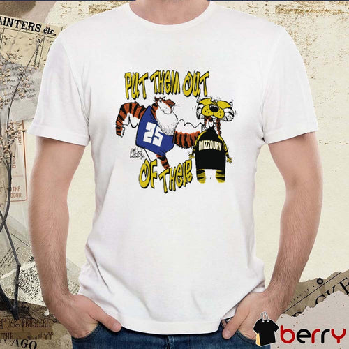 Auburn Vs Missouri Gameday Put Them Out Of There War Eagle October 18 2025 Fanart t-shirt