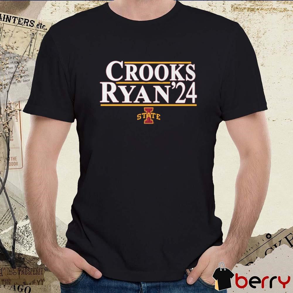 Audi Crooks x Emily Ryan ’24 Presidency Crimson Iowa State Cyclones t-shirt