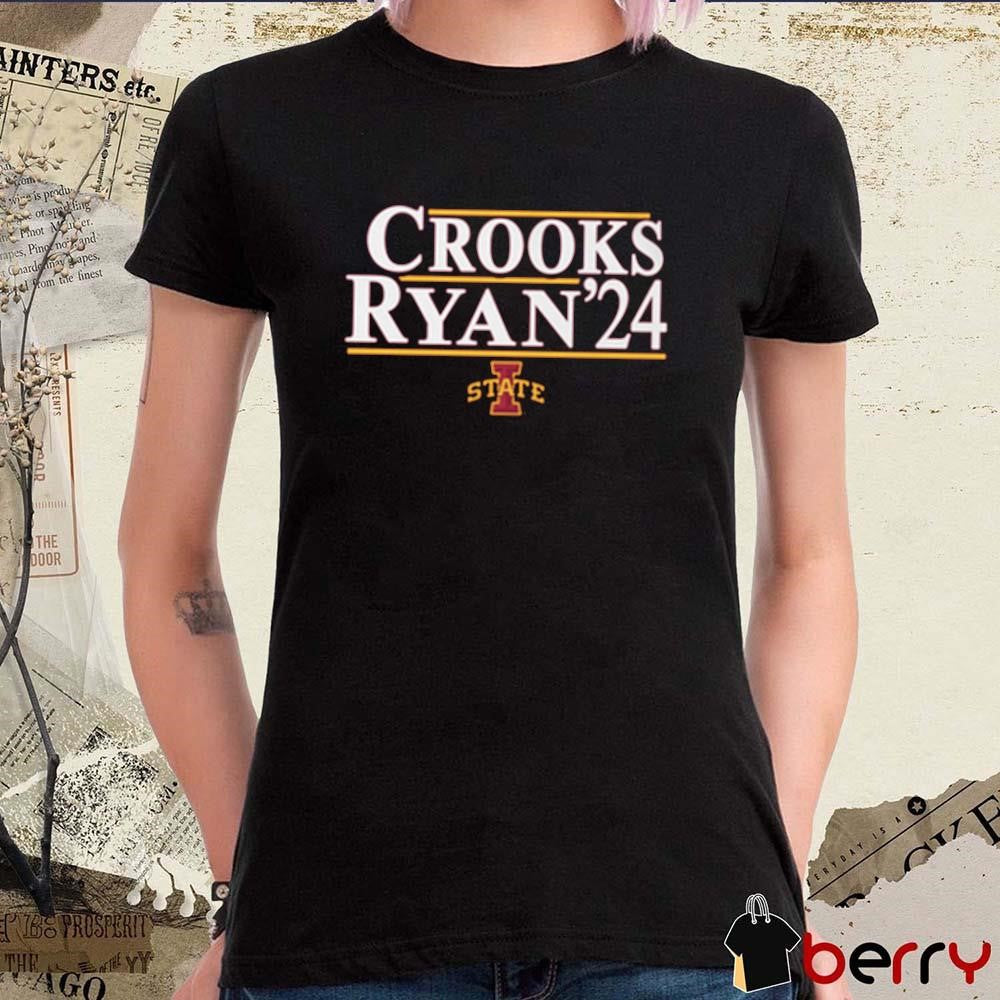 Audi Crooks x Emily Ryan ’24 Presidency Crimson Iowa State Cyclones t-shirt