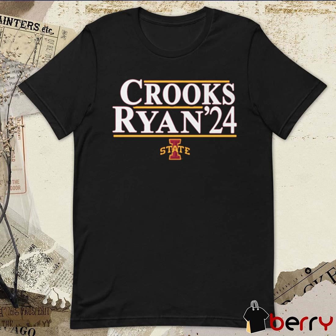 Audi Crooks x Emily Ryan ’24 Presidency Crimson Iowa State Cyclones t-shirt