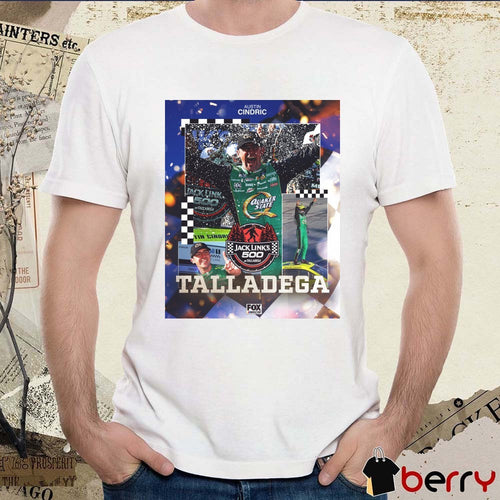 Austin Cindric Jack Link’s 500 At Talladega NASCAR Cup Series Win On FOX Poster t-shirt