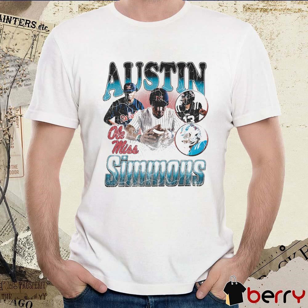 Austin Simmons Ole Miss Rebels 90s Graphic t-shirt