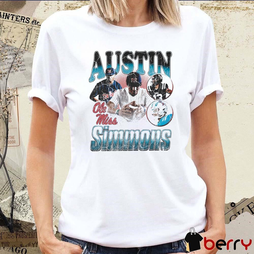 Austin Simmons Ole Miss Rebels 90s Graphic t-shirt