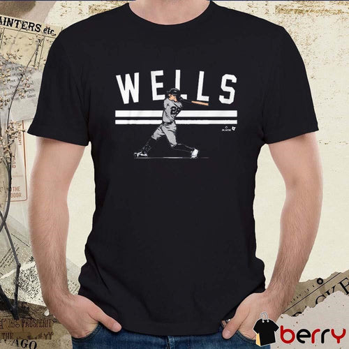 Austin Wells Slugger Swing New York Yankees MLB t-shirt