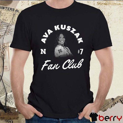 Ava Kuszak Fan Club #7 Nebraska Cornhuskers Softball Graphic t-shirt