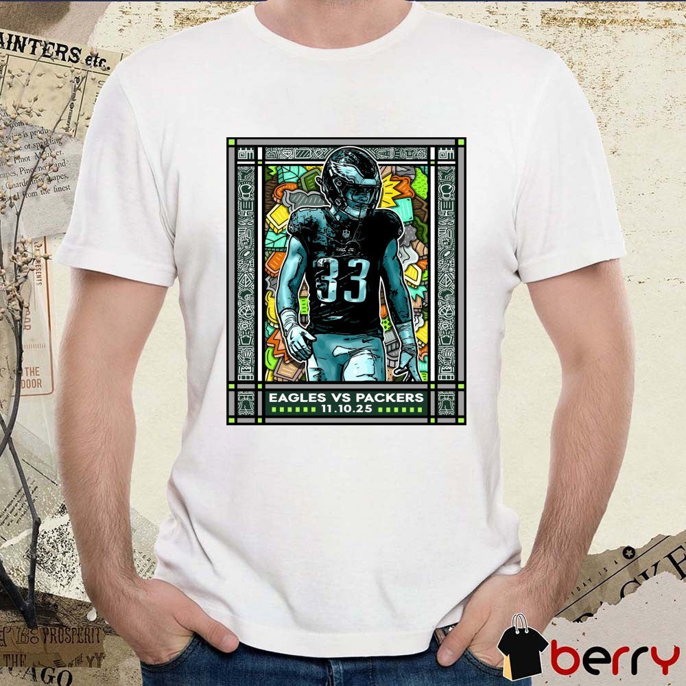 Avonte Maddox Philadelphia Eagles Vs Green Bay Packers 2025 NFL Gameday Week 10 November 10, 2025 Poster t-shirt