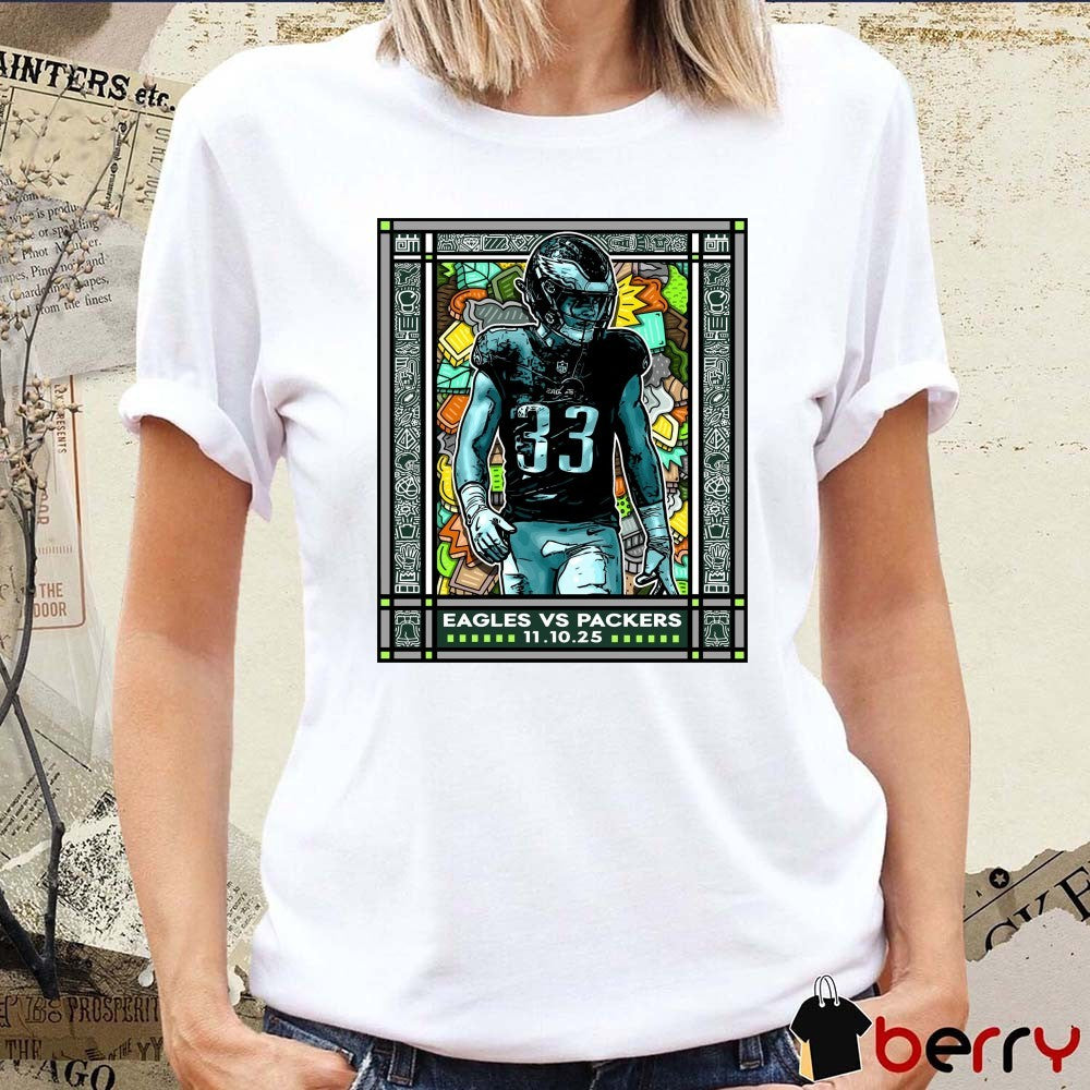 Avonte Maddox Philadelphia Eagles Vs Green Bay Packers 2025 NFL Gameday Week 10 November 10, 2025 Poster t-shirt