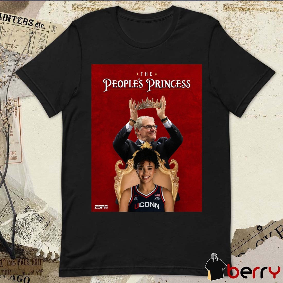 Azzi Fudd Sweet 16 Uconn Huskies The People’s Princess Poster t-shirt