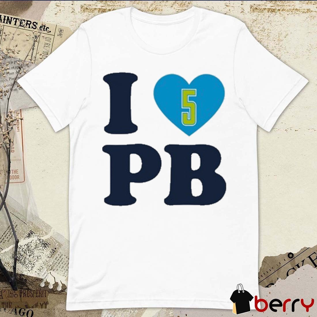 Azzi Fudd Wearing I Love Pb Paige Bueckers Dallas Wings WNBA t-shirt