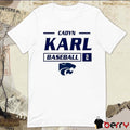 B2026 Cherri Harms K State Wildcats Cadyn Karl Baseball 2 t-shirt