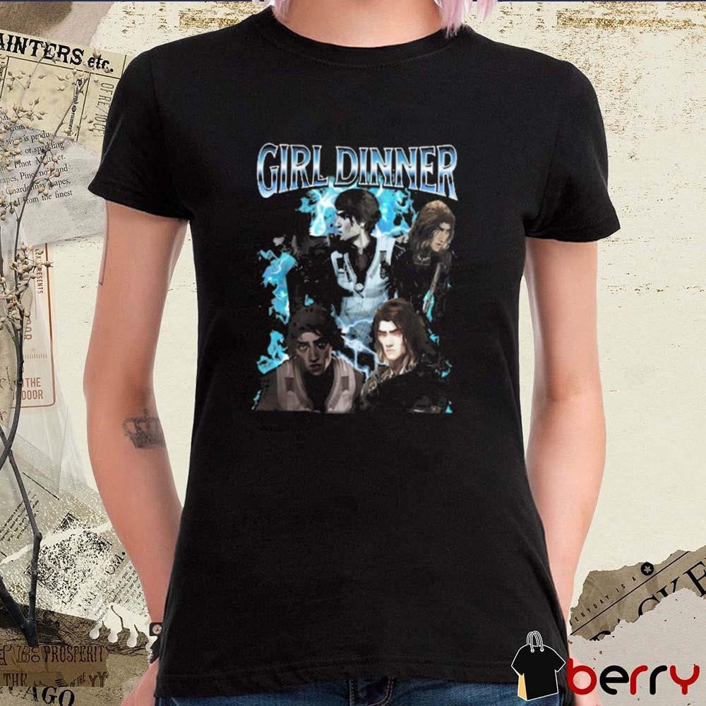 Babyteeplus Lisadecorer Girl Dinner Viktor Arcane t-shirt