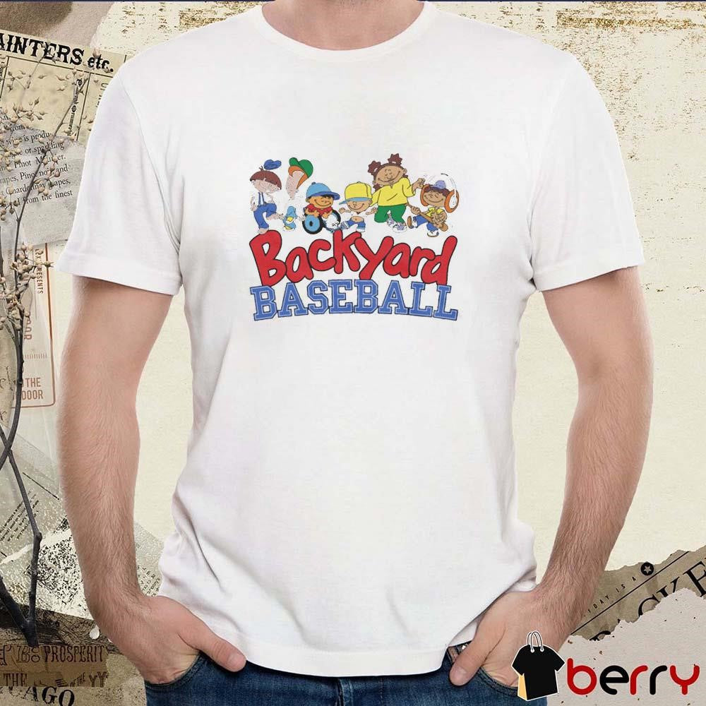 Backyard Baseball Logo Players Game t-shirt