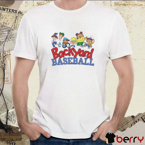 Backyard Baseball Logo Players Game t-shirt