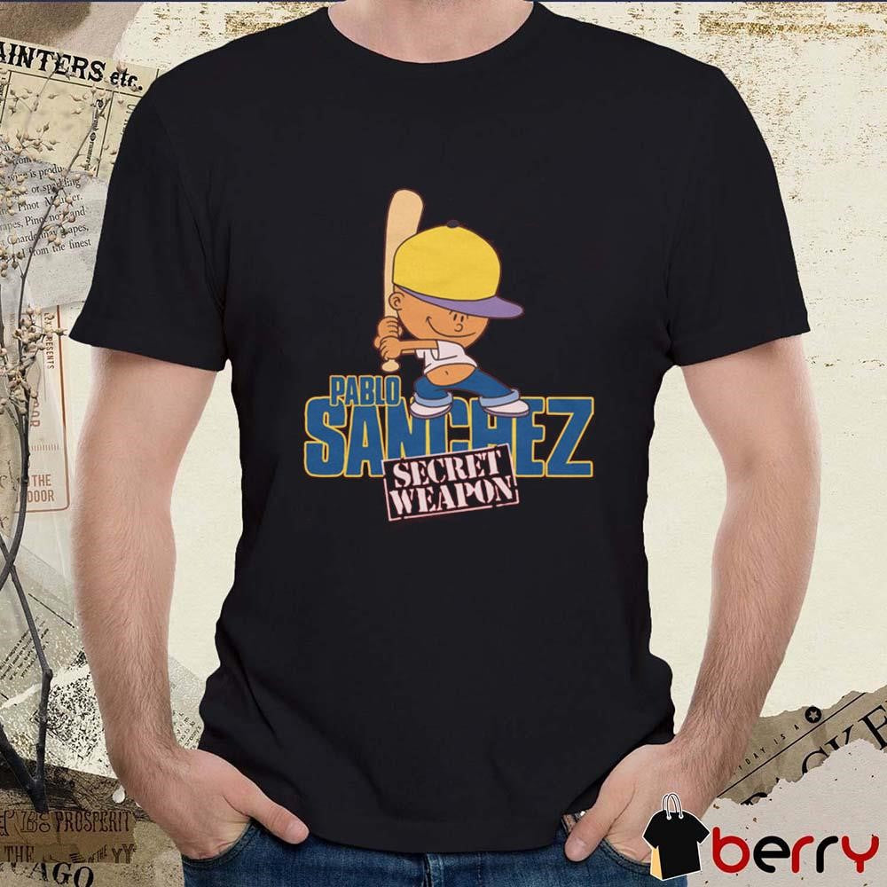 Backyard Baseball Pablo Sanchez Secret Weapon t-shirt