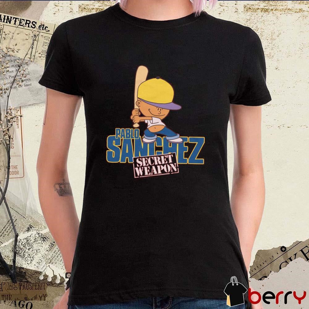 Backyard Baseball Pablo Sanchez Secret Weapon t-shirt
