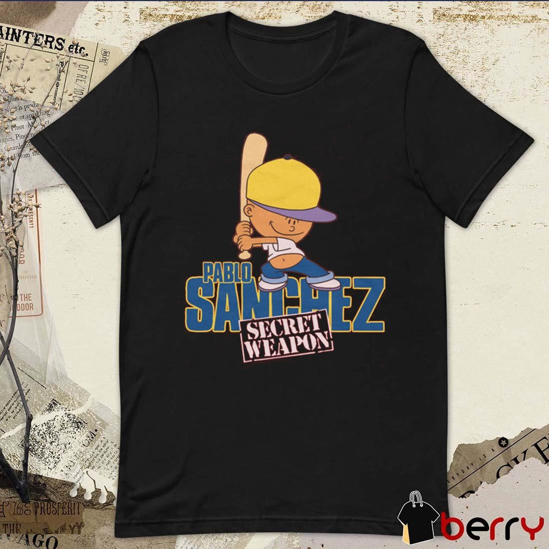 Backyard Baseball Pablo Sanchez Secret Weapon t-shirt