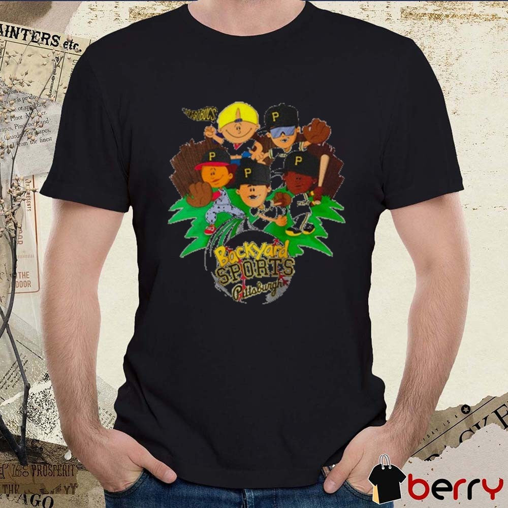 Backyard Sports with the Pittsburgh Pirates Baseball MLB Cartoon 2025 t-shirt
