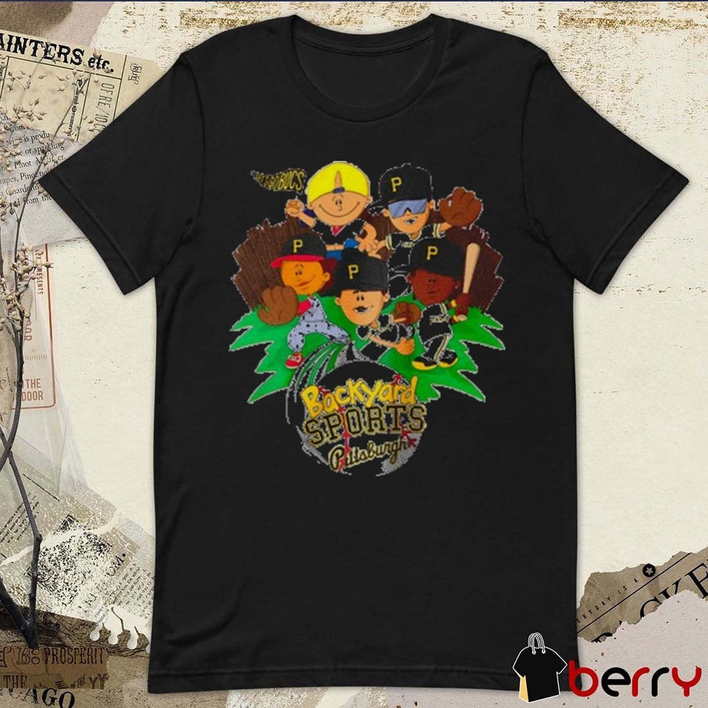 Backyard Sports with the Pittsburgh Pirates Baseball MLB Cartoon 2025 t-shirt
