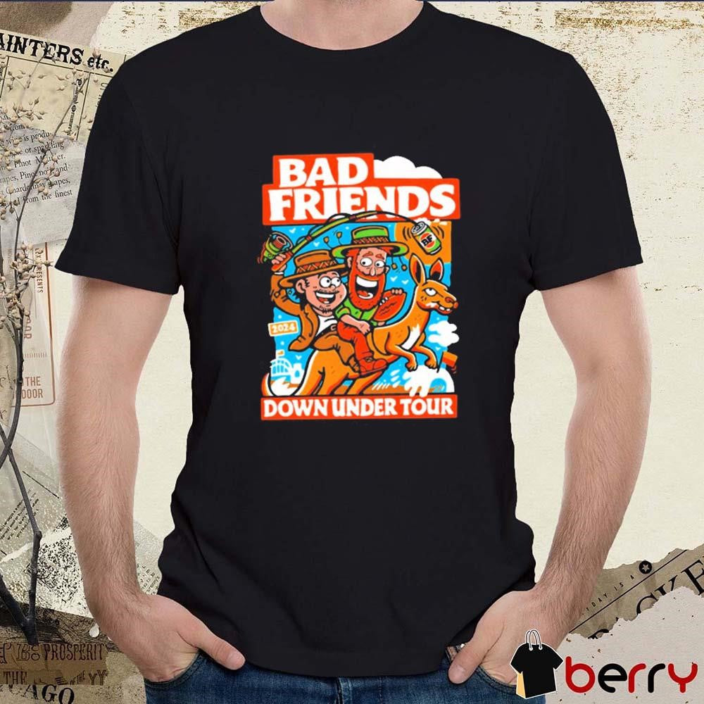 Bad Friends Down Under Tour November 2024 t-shirt
