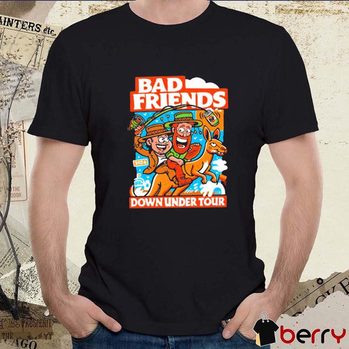 Bad Friends Down Under Tour November 2024 t-shirt