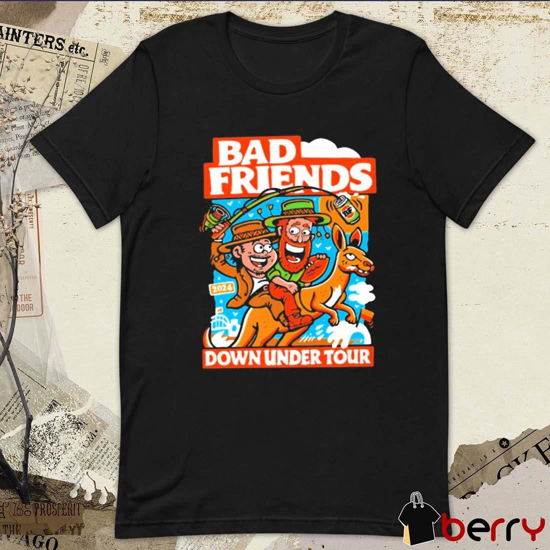 Bad Friends Down Under Tour November 2024 t-shirt