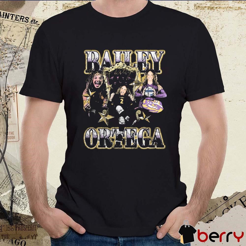 Bailey Ortega LSU Volleyball Signature Vintage Graphic t-shirt