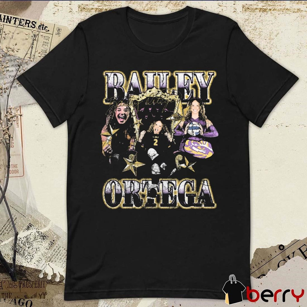Bailey Ortega LSU Volleyball Signature Vintage Graphic t-shirt