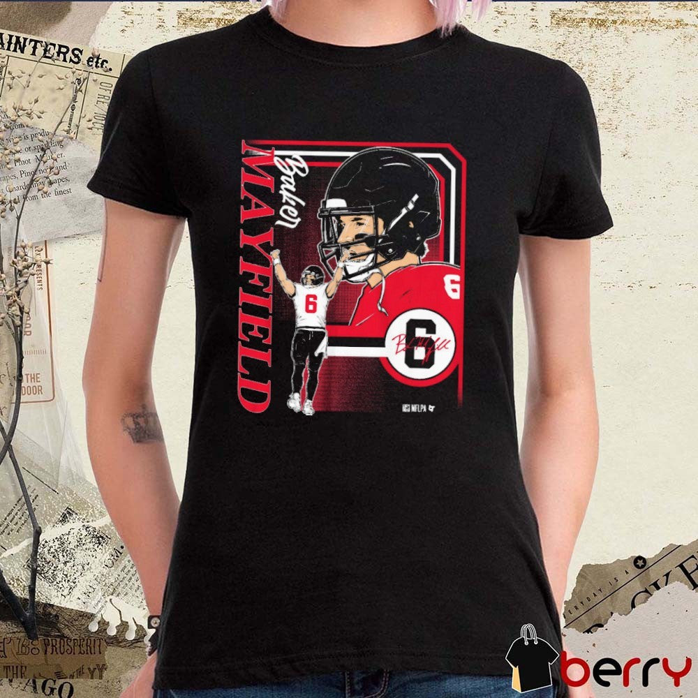Baker Mayfield Collage Frame Tampa Bay Buccaneers NFL Signature t-shirt