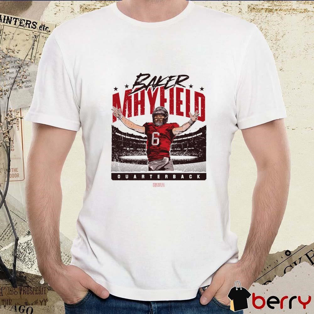 Baker Mayfield Tampa Bay Buccaneers Quarterback NFL Player Name t-shirt