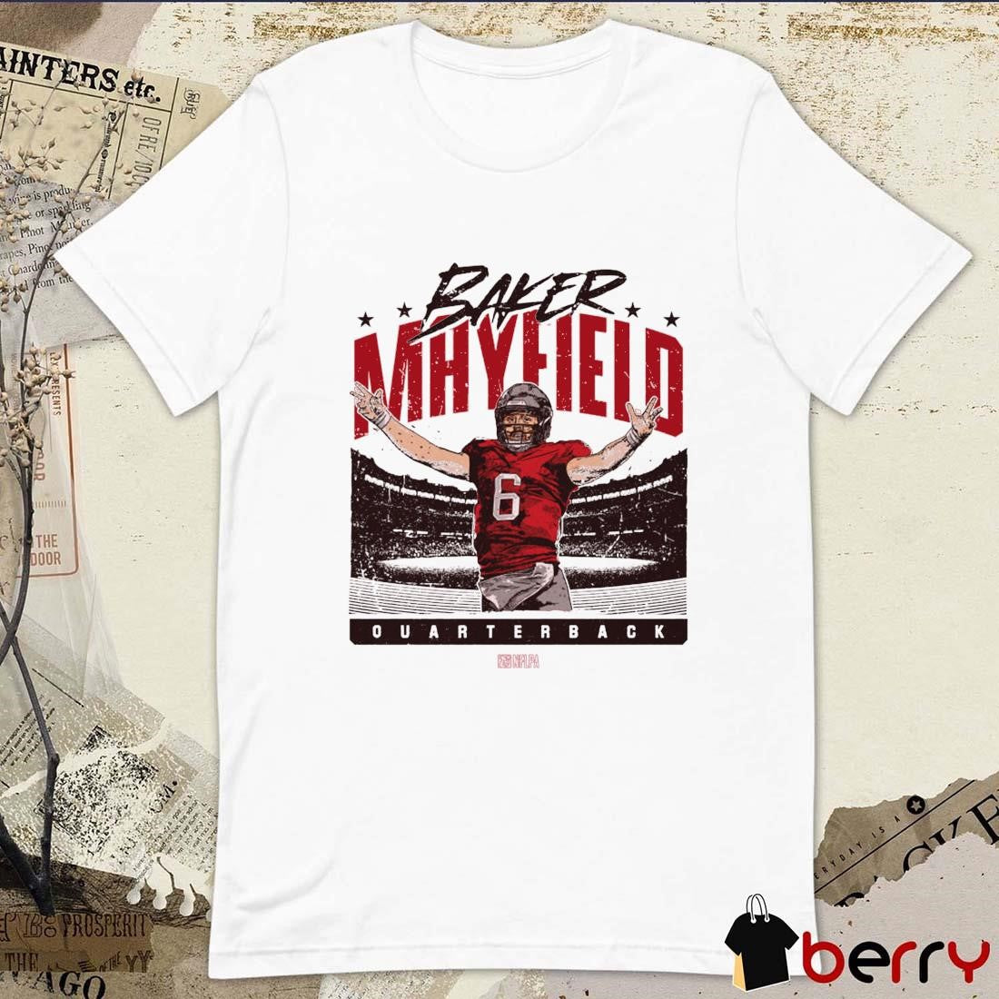 Baker Mayfield Tampa Bay Buccaneers Quarterback NFL Player Name t-shirt