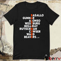 Baltimore Baseball Names 2026 Basallo Gunnar Alonso Westburg Holliday Rutschman Cowser Ward Beavers t-shirt