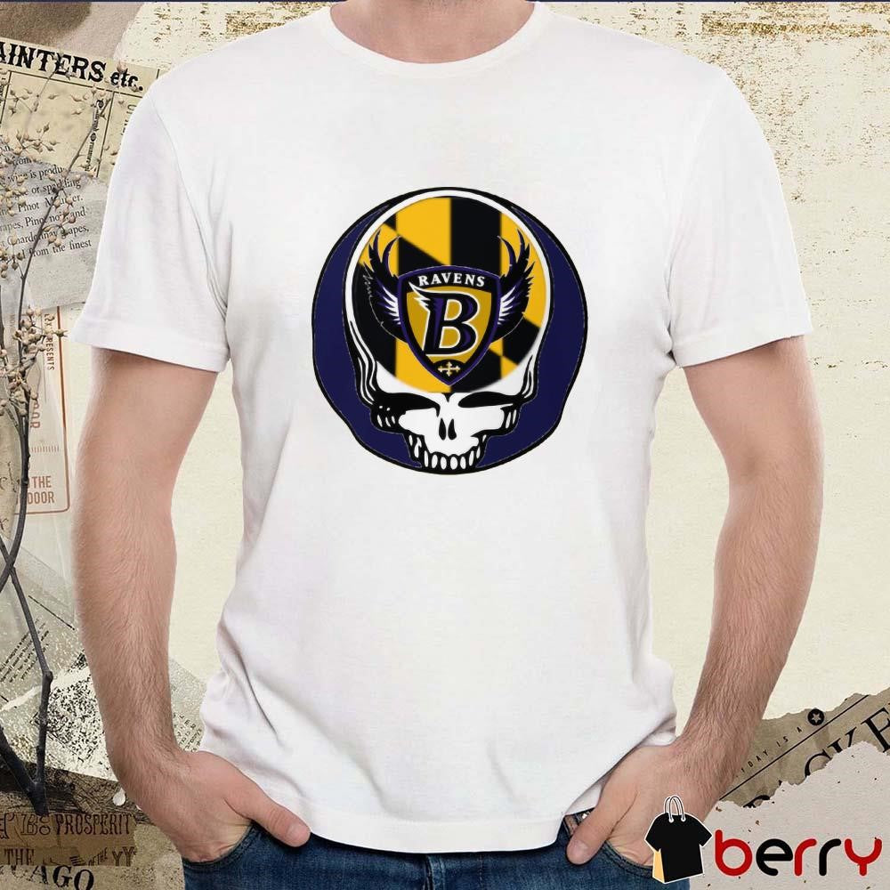 Baltimore Ravens NFL Ball So Hard Grateful Dead t-shirt