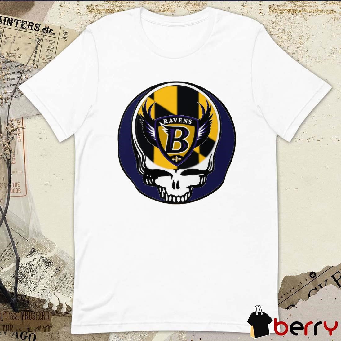 Baltimore Ravens NFL Ball So Hard Grateful Dead t-shirt