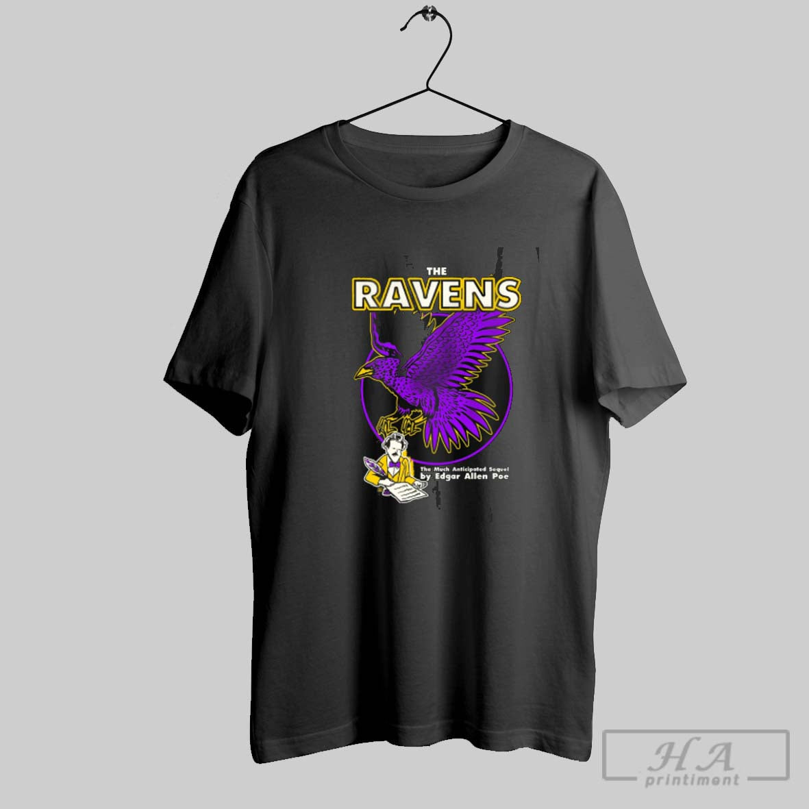 Official Baltimore Ravens Parody The Much Anticipated Sequel By Edgar Allen Poe Football Fan