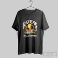 Official Baltimore Ravens X The Simpsons Bart 2025 Cartoon