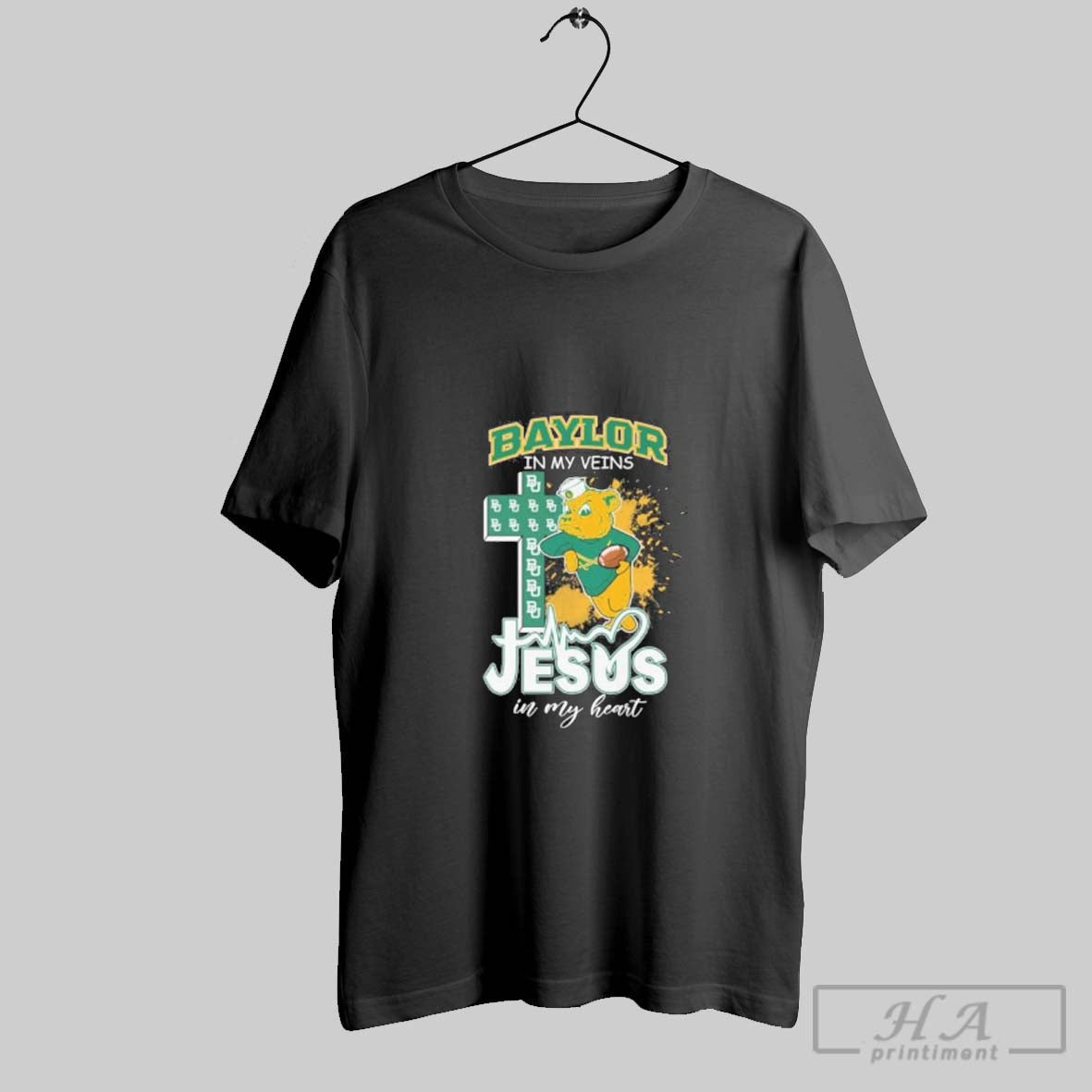 Official Baylor Bears Mascot In My Veins Jesus In My Hear